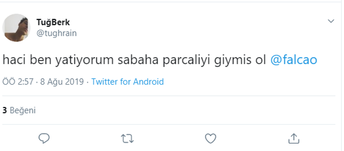 Falcao Galatasaraya müjdeyi verdi, taraftar çılgına döndü