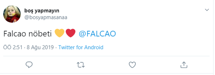 Falcao Galatasaraya müjdeyi verdi, taraftar çılgına döndü