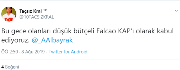 Falcao Galatasaraya müjdeyi verdi, taraftar çılgına döndü
