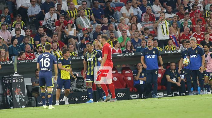 Fenerbahçe - Bayern Münih maçında Nabil Dirar oyunu terk etmek istedi