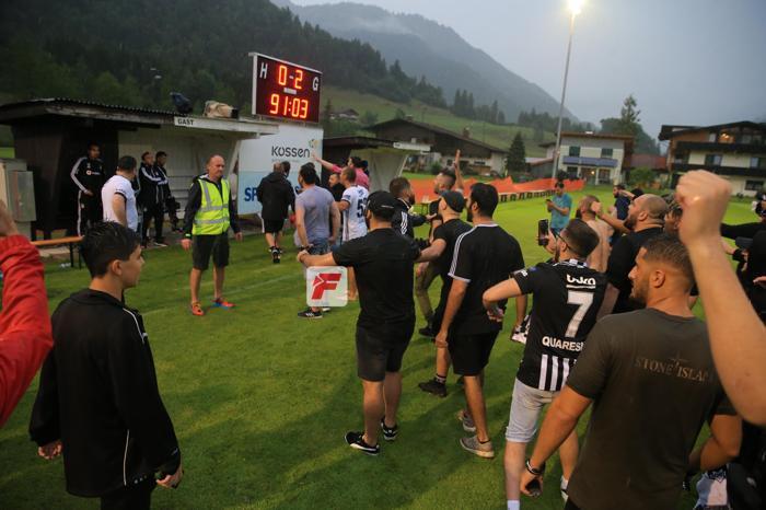 Beşiktaş - Eibar maçı sonunda ortalık karıştı Orhan Aka büyük tepki