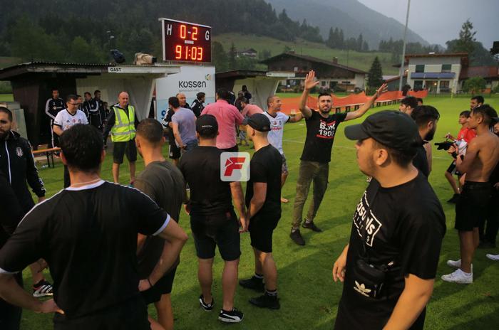 Beşiktaş - Eibar maçı sonunda ortalık karıştı Orhan Aka büyük tepki