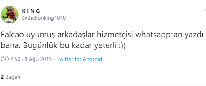Falcao Galatasaraya müjdeyi verdi, taraftar çılgına döndü