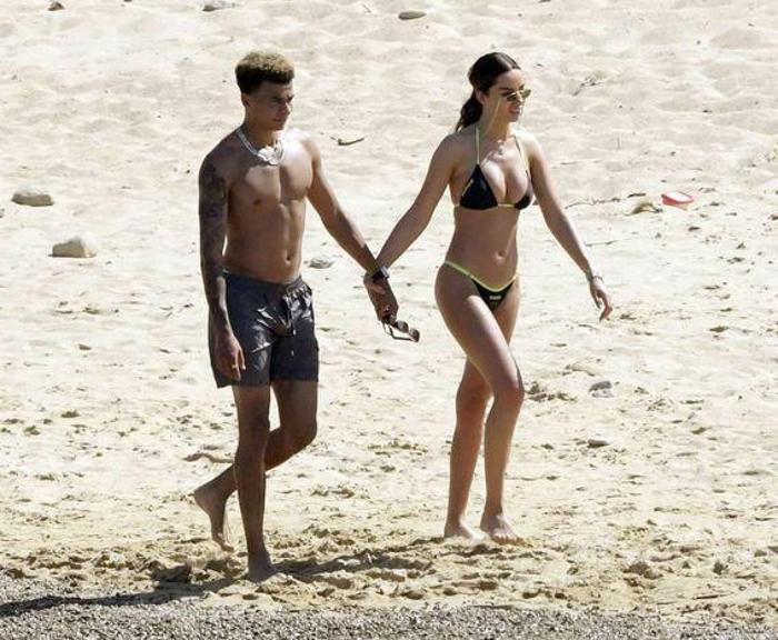 Dele Alli ve sevgilisi Ruby Mae tatile tam gaz devam ediyor
