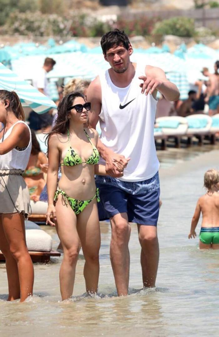 Boban Marjanovic ve sevgilisi tatilde
