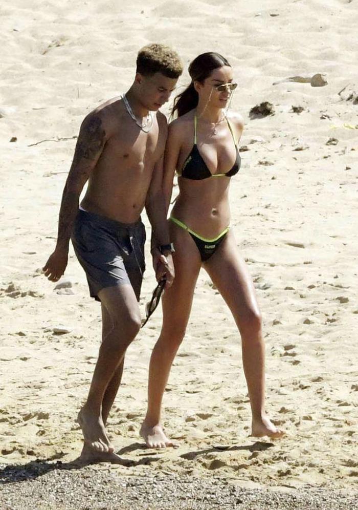 Dele Alli ve sevgilisi Ruby Mae tatile tam gaz devam ediyor