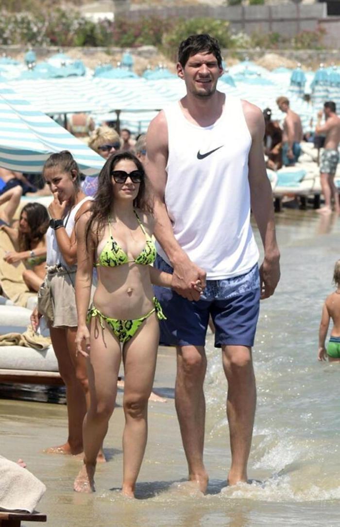Boban Marjanovic ve sevgilisi tatilde