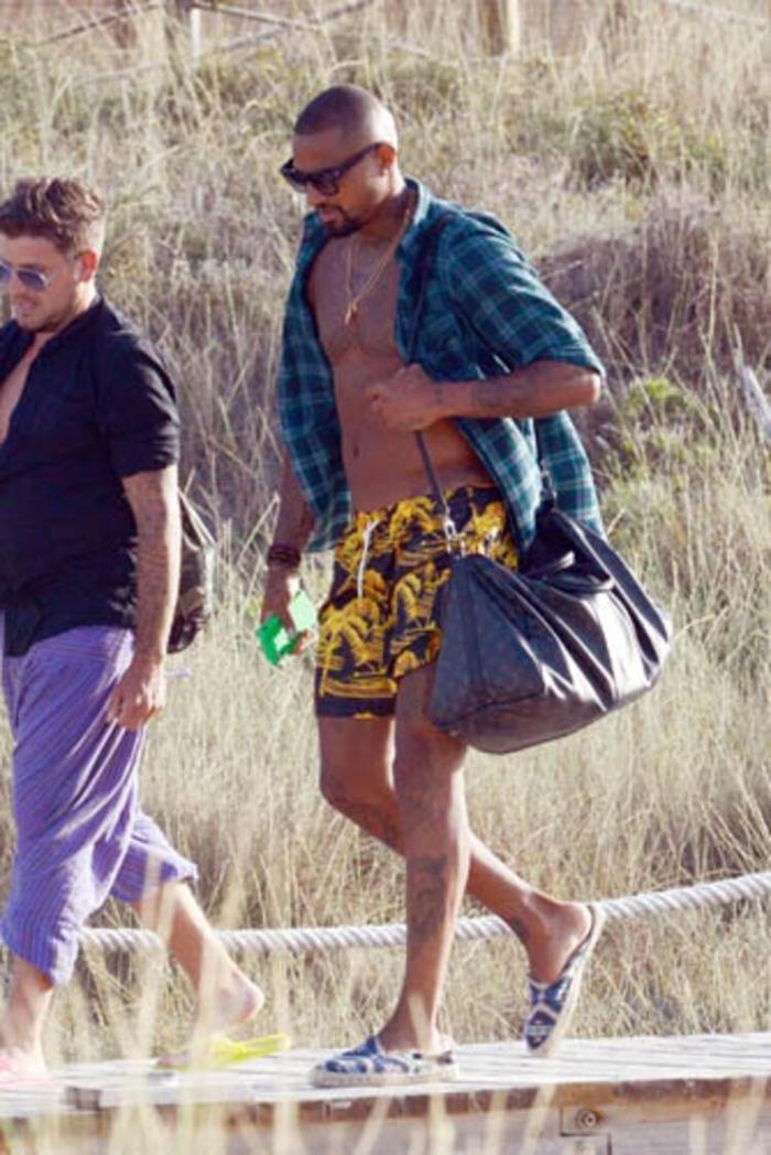 Kevin Prince Boateng tatilde böyle görüntülendi