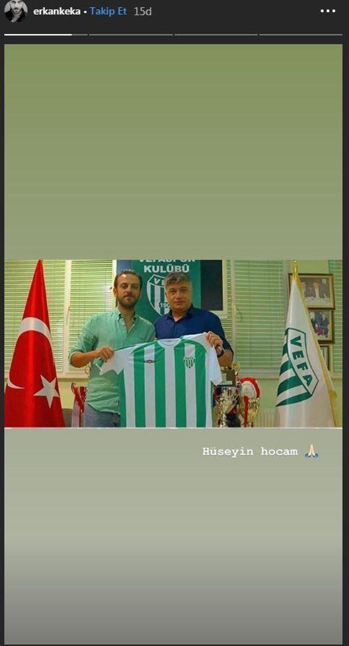 Vartolu Erkan Kolçak Köstendil futbola geri döndü