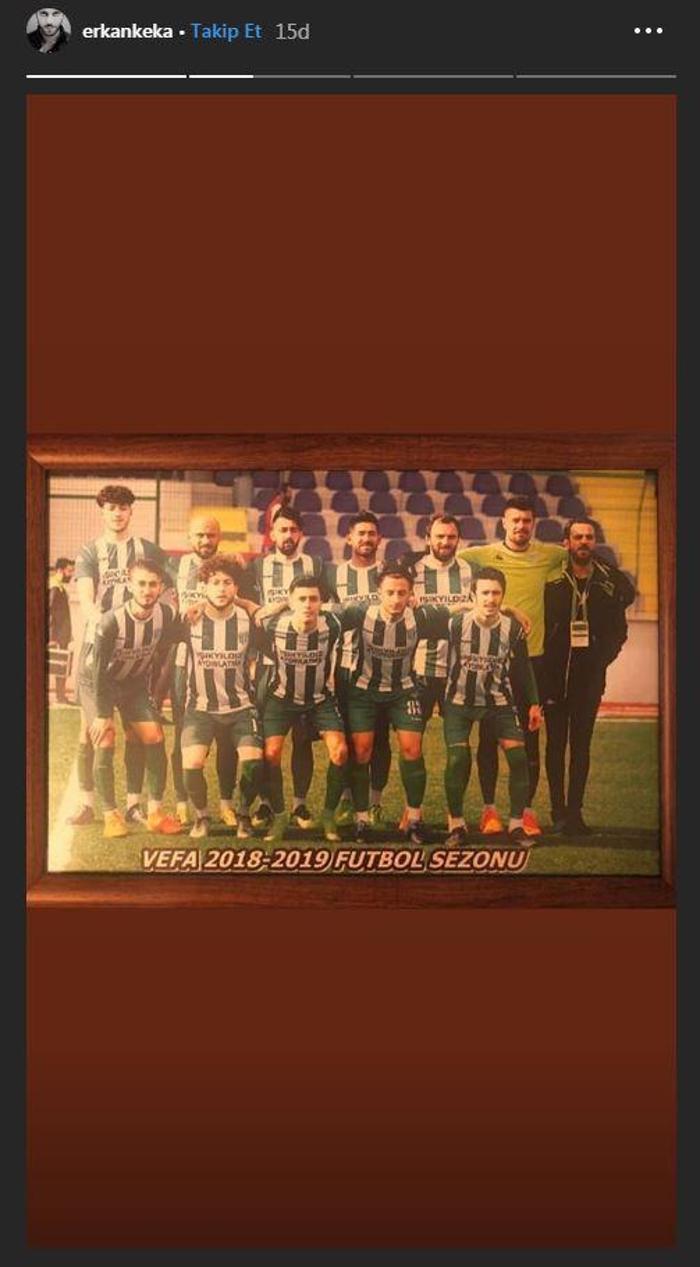 Vartolu Erkan Kolçak Köstendil futbola geri döndü