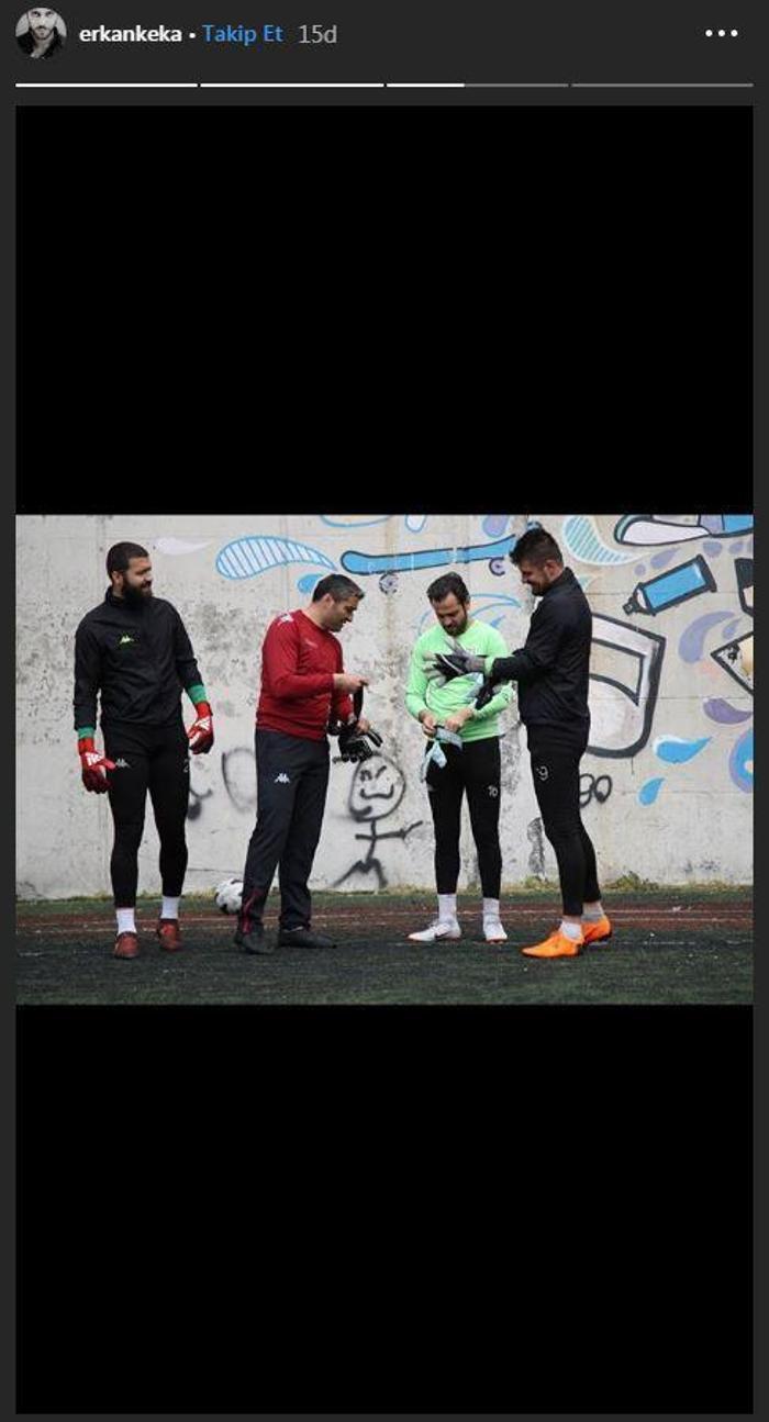 Vartolu Erkan Kolçak Köstendil futbola geri döndü