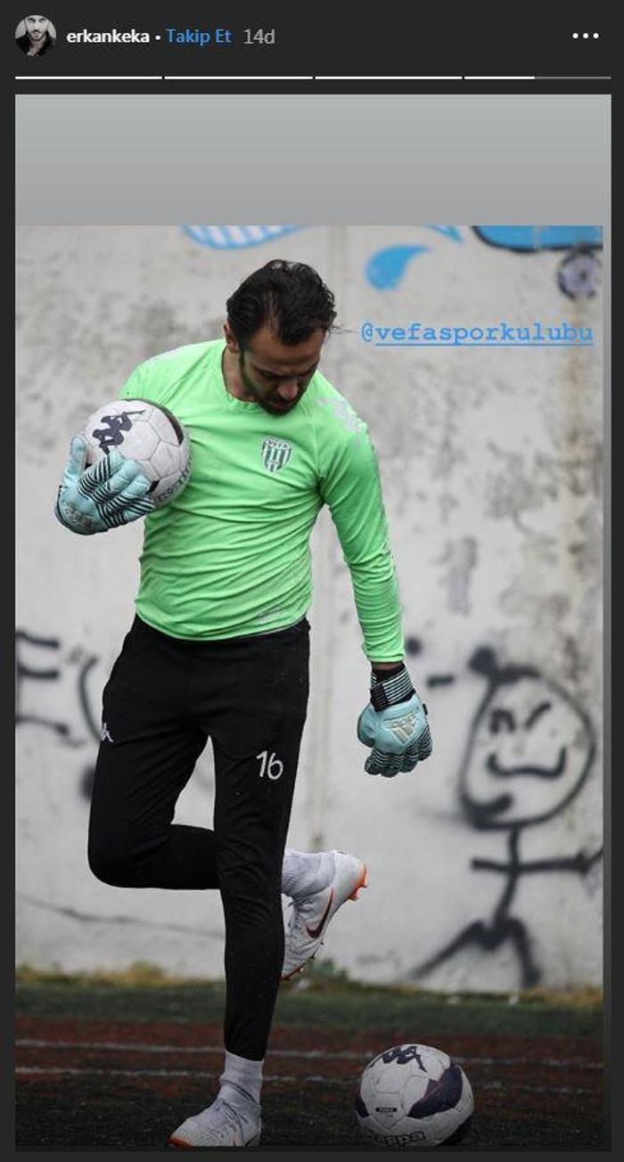 Vartolu Erkan Kolçak Köstendil futbola geri döndü