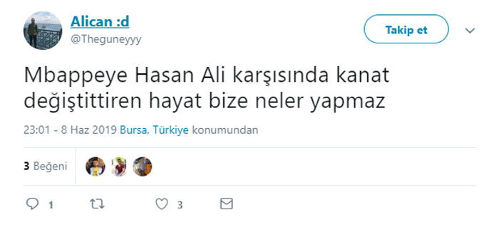 Fransa maçına damga vuran Hasan Ali sosyal medyayı salladı