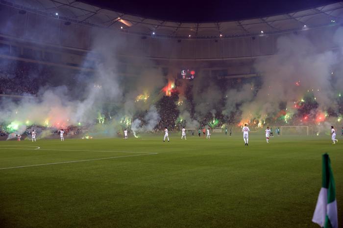 Sakaryaspor - Karagümrük maçında inanılmaz atmosfer