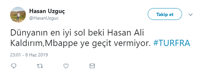 Fransa maçına damga vuran Hasan Ali sosyal medyayı salladı