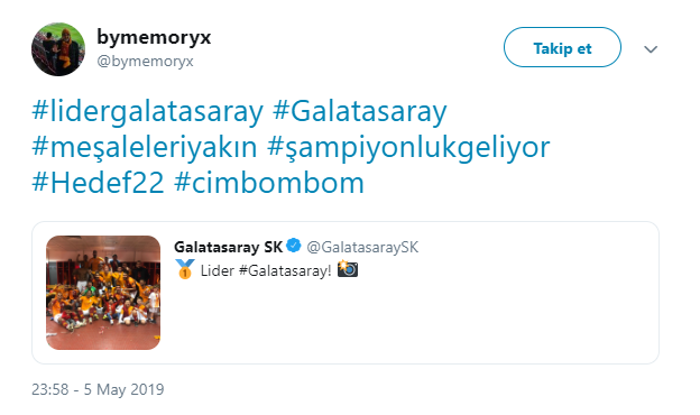 Galatasaraylı taraftarlar şampiyonluk moduna girdi
