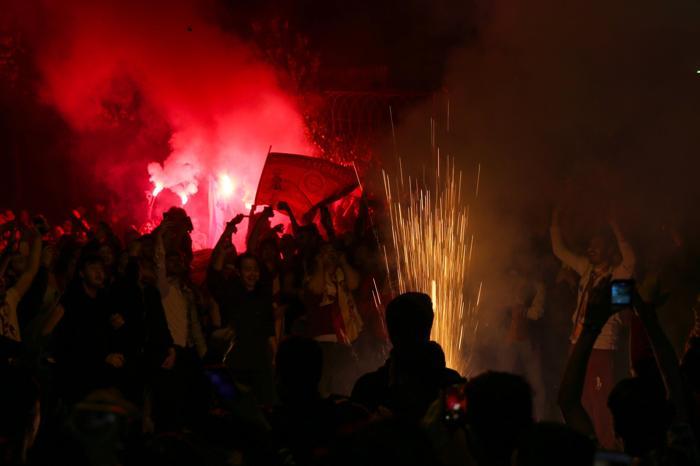 Galatasaray Beşiktaşı devirdi, Florya bayram yerine döndü
