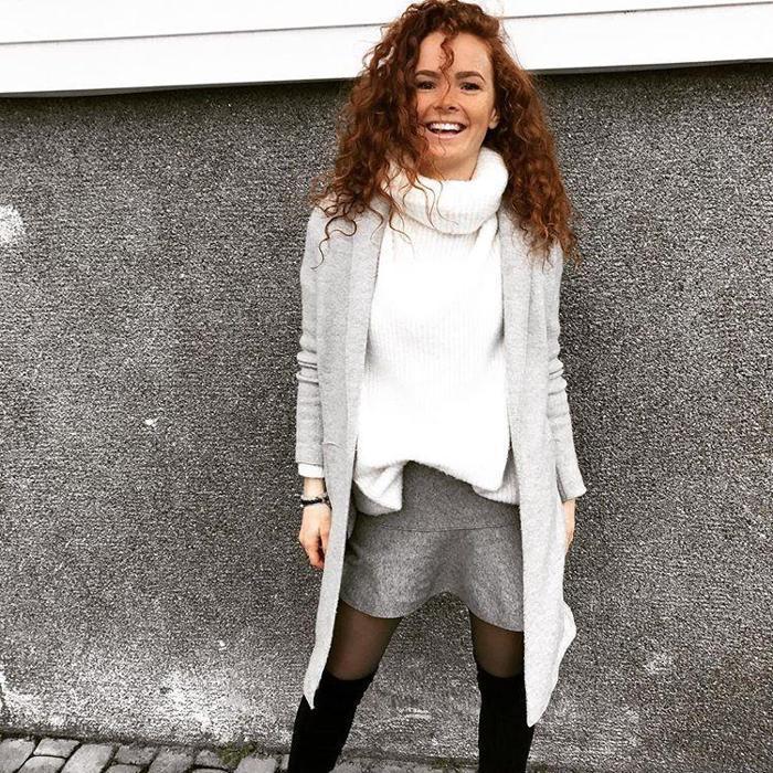 Güzel spiker Dalia Belickaite Fenerbahçe maçına damga vurdu