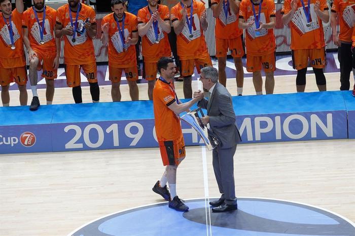 EuroCupta Valencia Basketin şampiyonluk coşkusu
