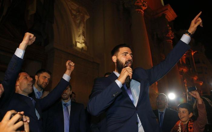 EuroCupta Valencia Basketin şampiyonluk coşkusu