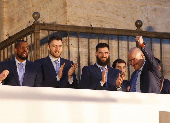 EuroCupta Valencia Basketin şampiyonluk coşkusu