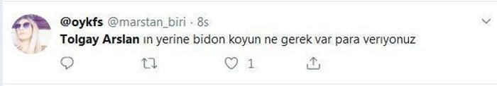 Tolgay Arslana olay tepki: Yerine bidon koyun...