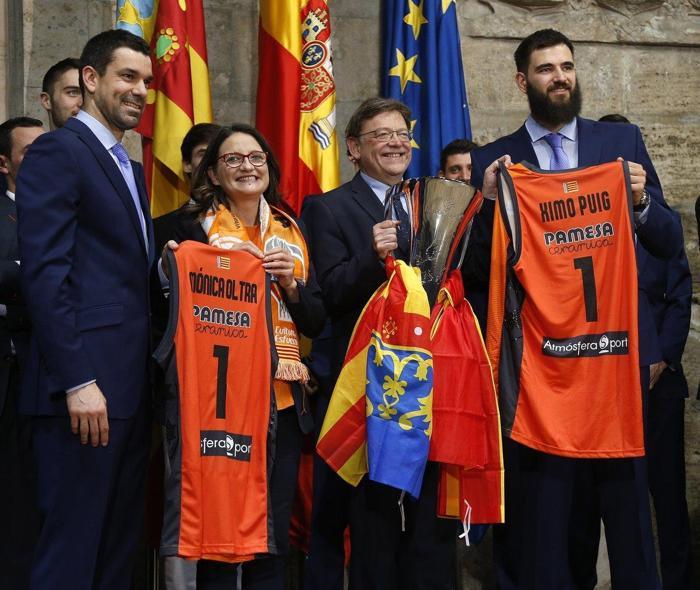 EuroCupta Valencia Basketin şampiyonluk coşkusu