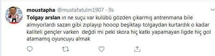 Tolgay Arslana olay tepki: Yerine bidon koyun...