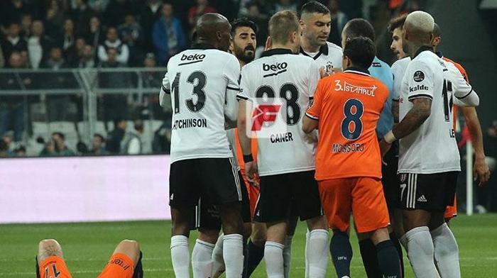 Beşiktaş - Başakşehir maçından ekrana yansımayanlar