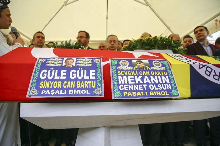 Can Bartu son yolculuğuna uğurlandı Fenerbahçe, Beşiktaş ve Galatasaray...