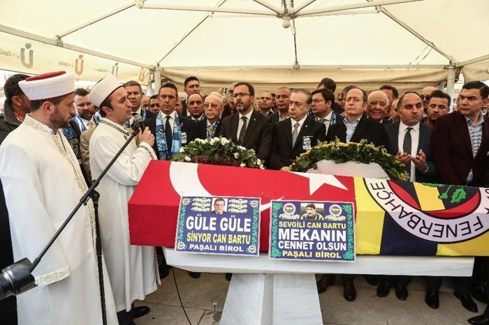 Can Bartu son yolculuğuna uğurlandı Fenerbahçe, Beşiktaş ve Galatasaray...