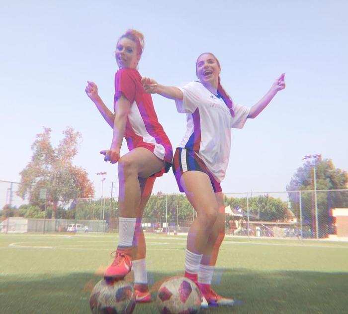 Futbol oynarken keşfedilen güzel: Lauren Marie Sesselmann