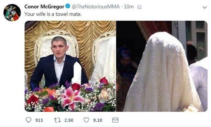 Conor McGregordan Khabib Nurmagomedova islamofobik saldırı