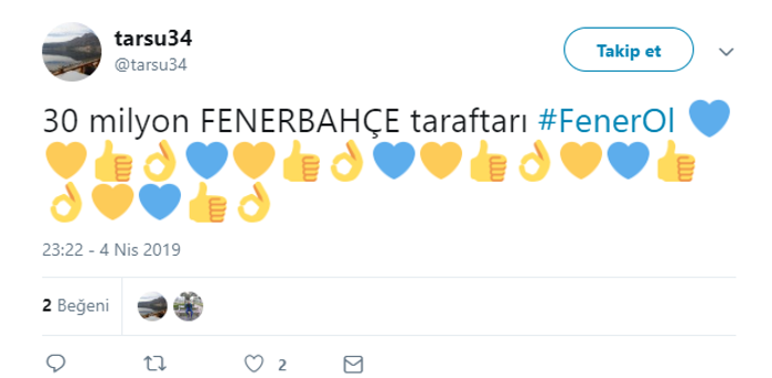 Fenerbahçe taraftarından Fener Ol kampanyasına büyük ilgi