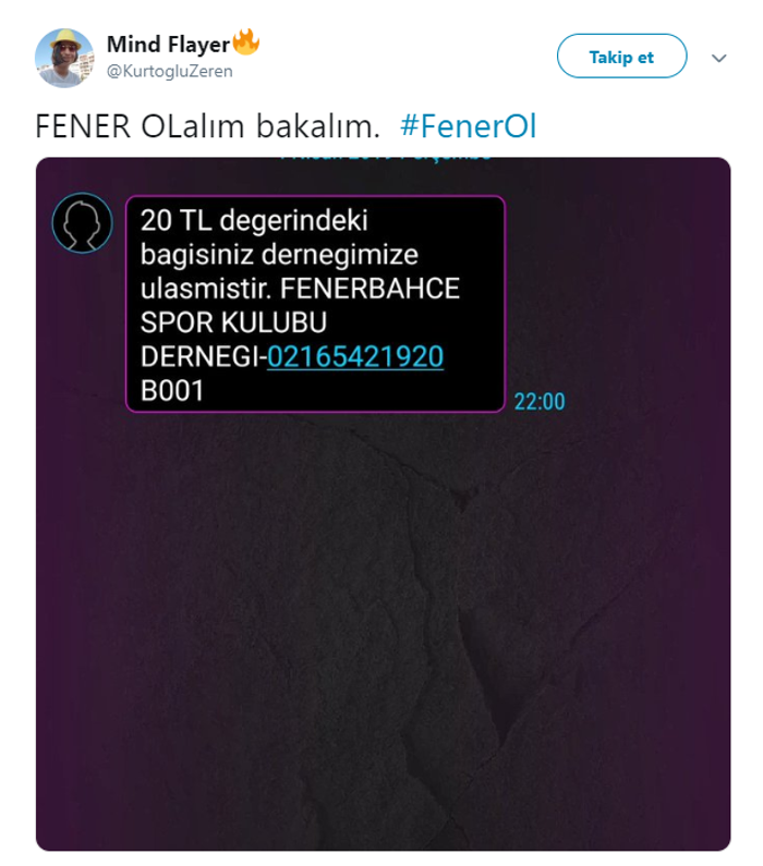 Fenerbahçe taraftarından Fener Ol kampanyasına büyük ilgi