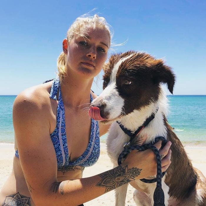 Seksi sporcu Tayla Harris ateş püskürdü: Hayvanlar