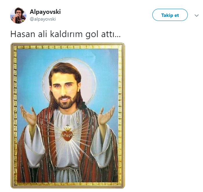 Hasan Ali Kaldırımın golü sosyal medyayı salladı