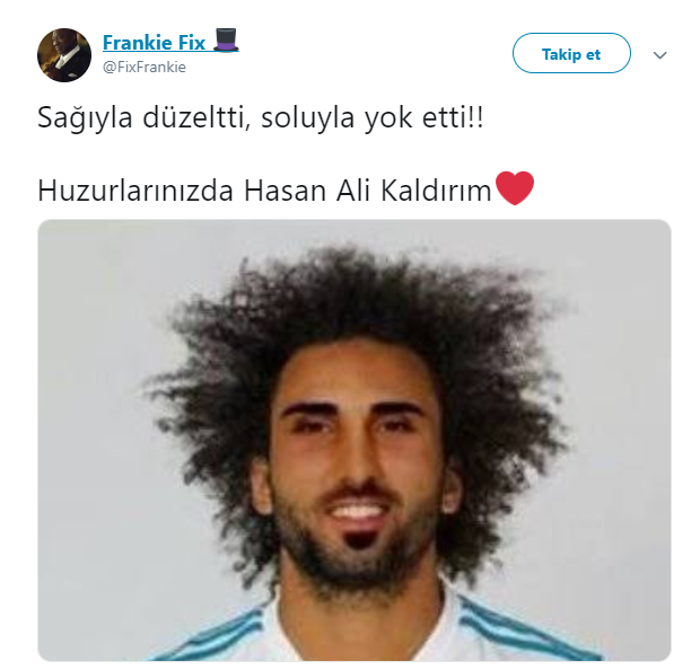Hasan Ali Kaldırımın golü sosyal medyayı salladı