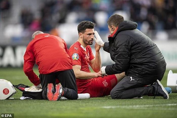 Fabian Schar bilincini kaybetti, yürekler ağızlara geldi