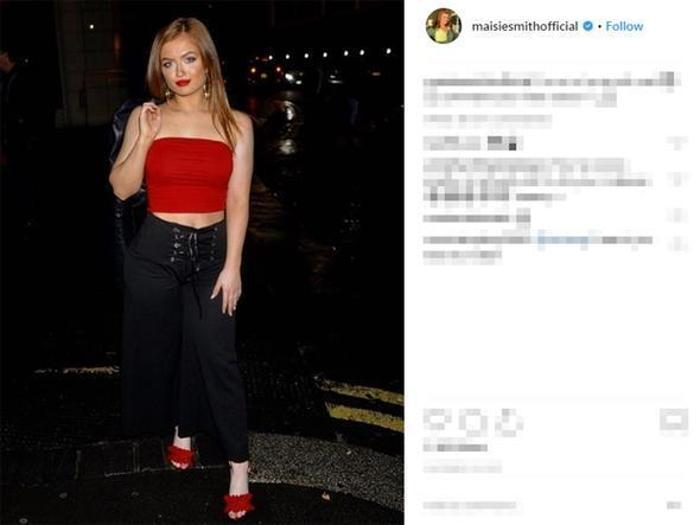 Maisie Smith hayatını Instagramda yaşıyor