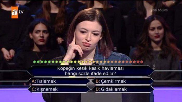 Meryem Cana Kim Milyoner Olmak İsterde büyük şok