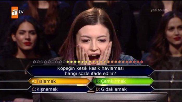 Meryem Cana Kim Milyoner Olmak İsterde büyük şok