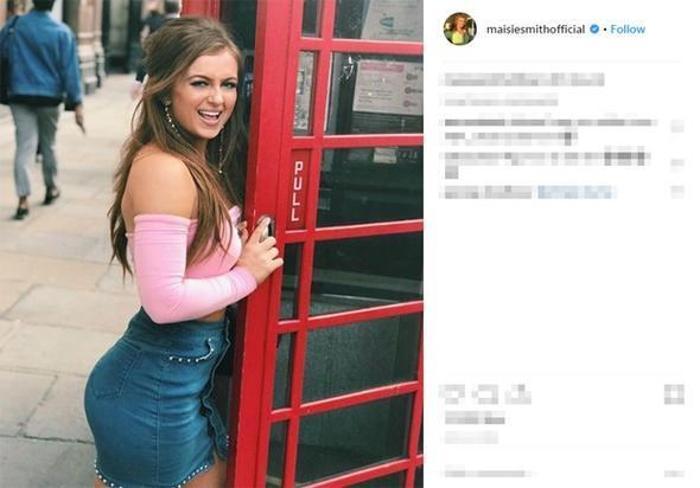 Maisie Smith hayatını Instagramda yaşıyor
