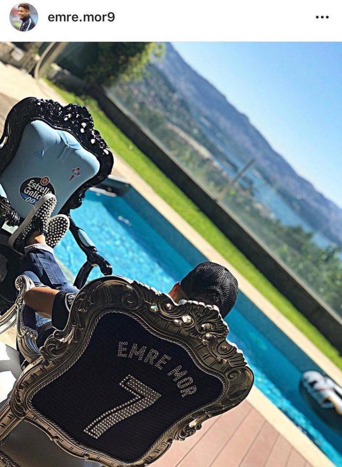 Emre Mor, Brezilyalı güzel Angelica Perladan aşk golü yedi