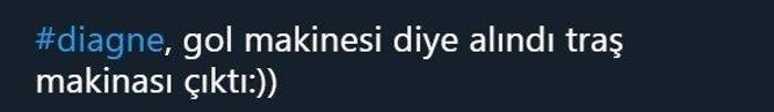 Galatasaray taraftarı Mbaye Diagneyi eleştirdi