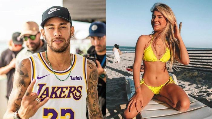 Neymar, seksi şarkıcı Rafaela Portoyla çılgınca eğlendi