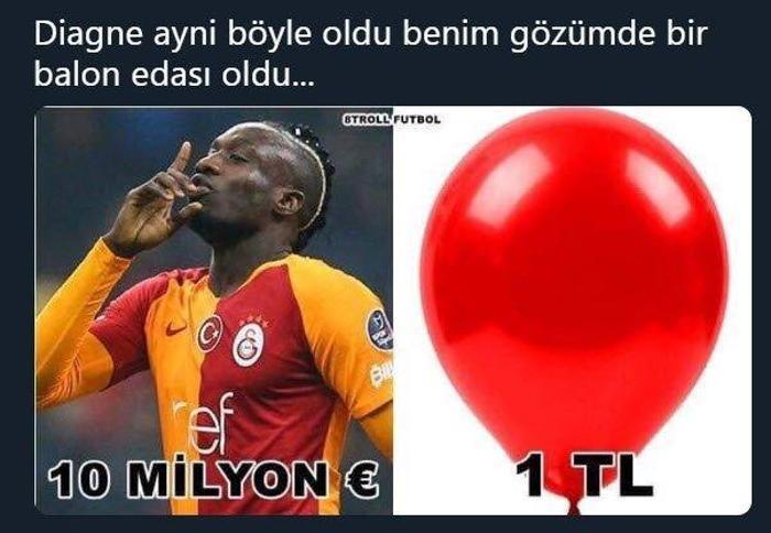 Galatasaray taraftarı Mbaye Diagneyi eleştirdi