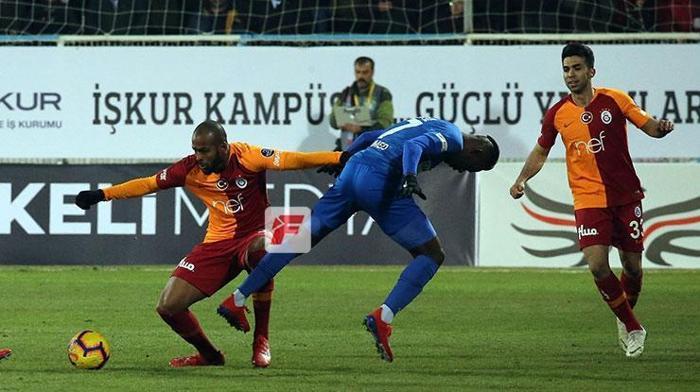 Erzurumspor-Galatasaray maçında gerginlik Araya Fatih Terim girdi