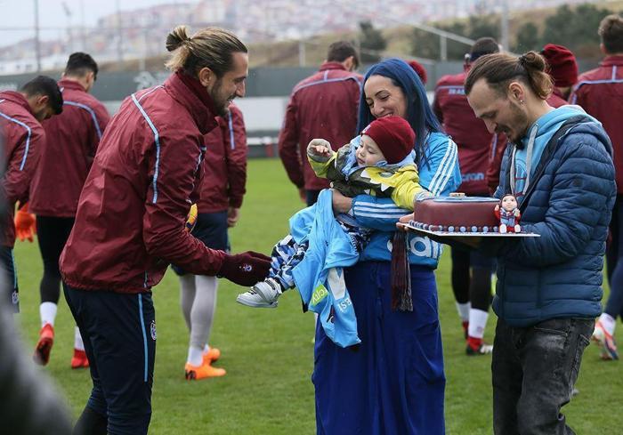 Trabzonsporda Olcay Şahan idmana çıktı