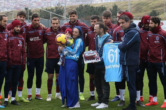 Trabzonsporda Olcay Şahan idmana çıktı